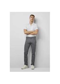 Stoffhose MEYER "M5 Slim", Herren, Gr. 31, L&auml;nge 34, grau, 77% Baumwolle, 19% Lyocell, 4% Elasthan, unifarben, figurumspielend lang, Hosen Stoffhose, Five-Pocket