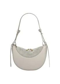 Umh&auml;ngetasche Samantha Look, Damen, Gr. B/H/T: 27cm x 21cm x 8cm onesize, grau, Leder, clean, Taschen Umh&auml;ngetasche, echt Leder, Made in Italy