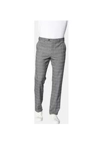 Anzughose Babista "Hose CODAVERA", Herren, Gr. 26, N-Gr, grau (grau kariert), Obermaterial: 51% Viskose Birla CV Birla. 47% Baumwolle CO. 2% Elasthan EL., regular fit, Hosen Anzughose, in Wolloptik