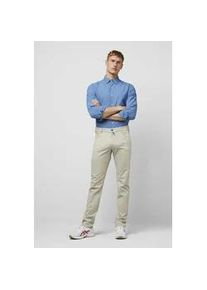 Stoffhose MEYER "M5 Slim", Herren, Gr. 32, L&auml;nge 34, beige, 77% Baumwolle, 19% Lyocell, 4% Elasthan, unifarben, figurumspielend lang, Hosen Stoffhose, Five-Pocket