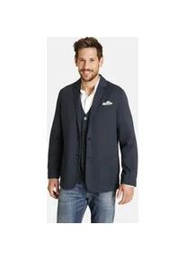 Jerseysakko Jan Vanderstorm "Sakko 2tlg HOLMSTEIN", Herren, Gr. 58, blau (dunkelblau), Obermaterial: 53% Polyester PES. 43% Viskose Birla CV Birla. 4% Elasthan EL., Sakkos