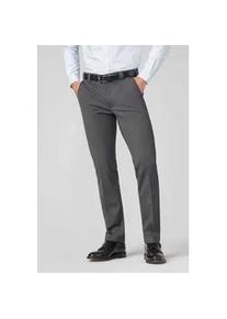 Anzughose MEYER "Roma", Herren, Gr. 60, Normalgr&ouml;&szlig;en, grau, 54% Polyester, 43% Wolle, 3% Elasthan, unifarben, slim fit lang, Hosen Anzughose, mit Franz&ouml;sische Seitentaschen