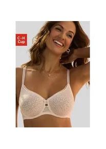 Minimizer-BH Nuance, Damen, Gr. 100, Cup G, rosa (ros&eacute;), Spitze, Obermaterial: 88% Polyamid, 12% Elasthan, BHs Minimizer-BH, mit B&uuml;gel aus sch&ouml;ner Allover-Jacquardspitze im angesagten Leo-Look