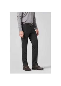 Anzughose MEYER "Roma", Herren, Gr. 265, Normalgr&ouml;&szlig;en, grau (anthrazit), 54% Polyester, 43% Wolle, 3% Elasthan, unifarben, slim fit lang, Hosen Anzughose, mit Franz&ouml;sische Seitentaschen