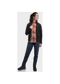 Sch&ouml;ffel Fleecejacke SCH&Ouml;FFEL "Fleece Jk Style Ash WMS", Damen, Gr. 46, schwarz (9990, schwarz), Oberstoff: 100% Polyester, regular fit, hoch geschlossener Ausschnitt, Jacken Fleecejacke