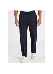 Stoffhose LINDBERGH "Freizeithose Relaxed Fit", Herren, Gr. S, blau (navy), Obermaterial: 65% Polyester, 31% Viskose, 4% Elasthan, relaxed fit, Hosen Stoffhose