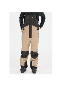 Skihose SLOPE "Kenwood", Herren, Gr. S, EURO-Gr&ouml;&szlig;en, beige, 100% Polyester, unifarben, lang, Hosen Skihose, im ausgekl&uuml;gelten Latzhosen-Design