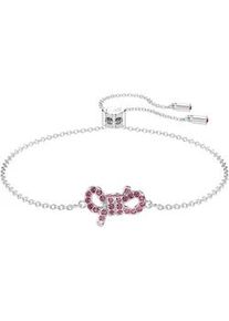 Armband Swarovski "ERROR:N/A", rosa (metallfarben, pink, pink), Armb&auml;nder, Damen, 24cm, Metall, Armband, mit Swarovski Kristall