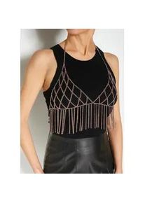 Bauchkette Lascana, Damen, Gr. S/M, rosa (ros&eacute;goldfarben), Bauchketten, Bodychain, BH Kette, K&ouml;rperschmuck, K&ouml;rperkette, Taillenkette