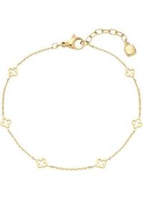 Edelstahlarmband CIAO BY Leonardo "Janna CIAO", gold (gelbgoldfarben), Armb&auml;nder, Damen, 19,5cm, Edelstahl, Edelstahlarmband
