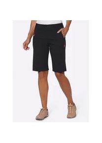 Bermudas Casual Looks, Herren, Gr. 48, Normalgr&ouml;&szlig;en, schwarz, 95% Polyamid, 5% Elasthan, unifarben, kurz, Hosen Bermudas