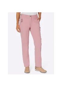 Funktionshose Casual Looks, Damen, Gr. 20, Kurzgr&ouml;&szlig;en, lila (hortensie), 95% Polyamid, 5% Elasthan, unifarben, lang, Hosen Funktionshose