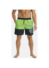Badeshorts Jan Vanderstorm "Badeshort REDHOLF", Herren, Gr. 3XL, weit, gr&uuml;n, Obermaterial: 100% Polyester COOLMAX PES(Coolmax)., Badehosen Badeshorts