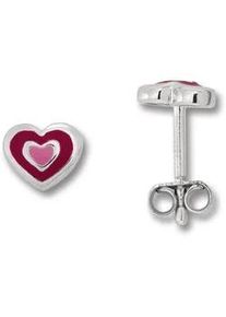 Paar Ohrh&auml;nger ONE ELEMENT "Herz Ohrringe Ohrstecker aus 925 Silber", silber, Ohrringe, Damen, Damen, Silber 925 (Sterlingsilber), Herzanh&auml;nger &ndash; Ausdruck von Liebe, perfekt zum Verschenken