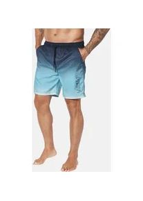 Badeshorts Jan Vanderstorm "Badeshorts WERENFRIED", Herren, Gr. 7XL, weit, blau, Obermaterial: 100% Polyester COOLMAX PES(Coolmax)., Badehosen Bermudas