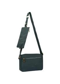 Handtasche Camel Active "Journey", Damen, Gr. B/H/T: 26cm x 16,5cm x 7cm, blau, Nylon, aufgeraut, bestickt, clean, unifarben, Taschen Handtasche, vielseitiger Begleiter aus robustem Nylon und mit leichtem Gewicht