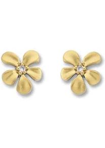 Paar Ohrh&auml;nger ONE ELEMENT "Zirkonia Blume Ohrringe Ohrstecker aus 925 Silber", silber, Ohrringe, Damen, Kinder, Silber 925 (Sterlingsilber), Kleines Statement &ndash; pers&ouml;nlich, stilvoll, alltagstauglich