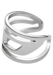 Ohrklemme Diesel "Schmuck Geschenk Edelstahl Ohrringe Earcuff", silber (edelstahlfarben), Ohrringe, Damen, Edelstahl