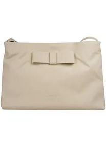 Umh&auml;ngetasche Samantha Look, Damen, Gr. B/H/T: 34cm x 23cm x 8cm onesize, beige, Leder, clean, Taschen Umh&auml;ngetasche, echt Leder, Made in Italy