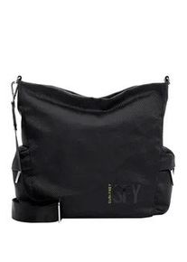 Beuteltasche SURI FREY "Beutel SFY SURI Sports Marry", Damen, Gr. B/H/T: 33cm x 28cm x 16cm 0, schwarz (schwarz 100), Polyurethan, Taschen Beuteltasche