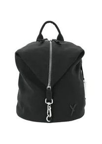 Rucksack SURI FREY "Rucksack SFY Romy", Damen, Gr. B/H/T: 25cm x 27cm x 14cm, schwarz (schwarz 100), PVC, Rucks&auml;cke Rucksack