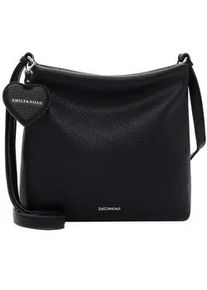 Emily & Noah Umh&auml;ngetasche EMILY & NOAH "Umh&auml;ngetasche E&N Enie", Damen, Gr. B/H/T: 28cm x 27cm x 6cm 0, blau (blau 500), Polyurethan, Taschen Umh&auml;ngetasche