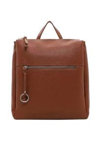 Rucksack SURI FREY "Rucksack SFY Debby", Damen, Gr. B/H/T: 30cm x 37cm x 12cm, braun (cognac 700), Obermaterial: 70% PVC PVC. 30% Polyurethan PU., Rucks&auml;cke Rucksack