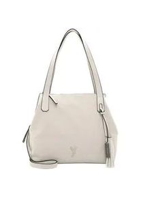 Shopper SURI FREY "Shopper SFY Romy", Damen, Gr. B/H/T: 35cm x 31cm x 14cm 0, wei&szlig; (ecru 320), Polyurethan, Taschen Shopper