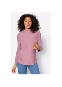 Strickpullover Casual Looks "Pullover", Damen, Gr. 40, rosa (ros&eacute;), 100% Baumwolle, unifarben, Pullover Strickpullover