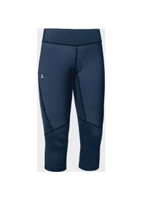 Sch&ouml;ffel Outdoorhose SCH&Ouml;FFEL "3/4 Tight Hestad L", Damen, Gr. 34, Normalgr&ouml;&szlig;en, blau (0818, blau), Oberstoff : 78% Nylon 22% Elasthan Oberstoff Einsatz: 85% Nylon 15% Elasthan, Hosen Outdoorhose
