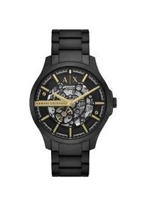Giorgio Armani ARMANI EXCHANGE Armbanduhr,Herrenuhr,Edelstahl,mechanisch,skelettiertes Zifferblatt