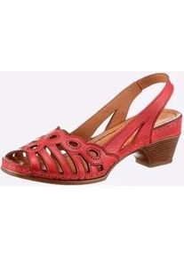 Sandale Gemini, Damen, Gr. 40, rot, Glattleder, Schuhe Sandale