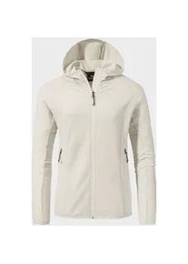 Sch&ouml;ffel Fleecejacke SCH&Ouml;FFEL "Fleece Hoody Style Cascata WMS", Damen, Gr. 36, beige (9040, natur), Oberstoff: 94% Polyester, 6% Elasthan, regular fit, hoch geschlossener Ausschnitt, Jacken Fleecejacke