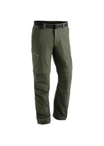 Funktionshose Maier Sports "Tajo 2", Herren, Gr. 46, Normalgr&ouml;&szlig;en, gr&uuml;n (moosgr&uuml;n), 90% Polyamid, 10% Elasthan, Hosen Funktionshose, Herren Wanderhose, zipp-off Outdoor-Hose, 4 Taschen, Regular Fit