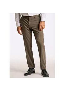 Anzughose LINDBERGH "Anzughose Modern Fit", Herren, Gr. 30, beige (dk sand mel), Obermaterial: 54% Polyester, 44% Wolle, 2% Elasthan; Futter: 95% Polyester, 5% Elasthan, normal, Hosen Anzughose