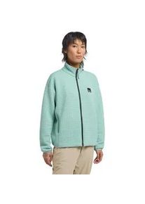 Fleecejacke Jack Wolfskin "MOGARI FZ W", Damen, Gr. XS, gr&uuml;n (soft, jade), Obermaterial: 95% Polyester, 5% sonstige Fasern; Futter: 100% Polyester, Jacken Fleecejacke