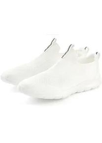Sneaker John Devin "Slipper, Freizeitschuh, Textilschuhe, Stoffschuhe, Turnschuh", Herren, Gr. 40, wei&szlig;, Obermaterial: 80% Textilmaterial, 20% Lederimitat. Decksohle: 100% Textilmaterial. Futter: 100% Textilmaterial. Laufsohle: 100% Synthetik, Mesh, unifarben, Basic, Schuhe Sneaker, mit ultraleichter Sohle Unisex VEGAN