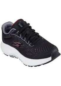 Sneaker Skechers "GO RUN CONSISTENT 2.0", Damen, Gr. 29, schwarz (schwarz, grau), Textil, Schuhe Sneaker, Schn&uuml;rschuh mit gepolsterter Sohle, Gr&ouml;&szlig;enschablone zum Download