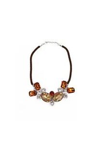 Kette mit Anh&auml;nger "Vania", Damen, Gr. onesize, Kunstfaser, braun, Collezione Alessandro, Basic, Halsketten, in toller Farmbkombination