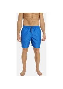 Badeshorts Jan Vanderstorm "Badeshort JOCKE", Herren, Gr. 4XL, weit, blau (royal blau), Obermaterial: 100% Polyester COOLMAX PES(Coolmax)., Badehosen Badeshorts