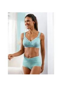 w&auml;schepur B&uuml;gelloser BH W&Auml;SCHEPUR, Damen, Gr. 90, Cup B, gr&uuml;n (mint, bedruckt), 83% Polyamid, 17% Elasthan, BHs