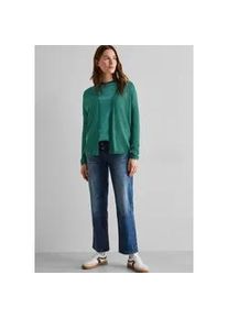 Cardigan Cecil, Damen, Gr. L42, gr&uuml;n (sea gr&uuml;n), Web, 60% Baumwolle, 40% Viskose, unifarben, normal normal, ohne Ausschnitt, B&uuml;ndchen, Strickjacken, im soften Baumwoll-Mix