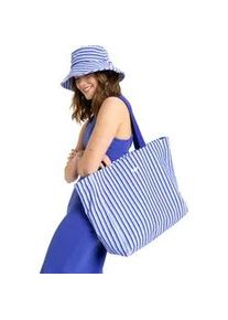 Strandtasche Roxy "Crowded Beachfront", Damen, lila, Polyester, Taschen Strandtasche