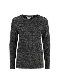 Strickfleece-Pullover oxmo "Strickpullover OXDaniela", Damen, Gr. M, schwarz, Obermaterial: 50% Baumwolle CO. 50% Polyacryl PAN., Pullover