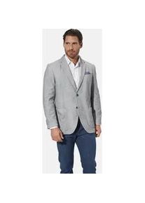 Jerseysakko Babista "Jersey-Sakko ELIANO", Herren, Gr. 48, grau (grau melange), Obermaterial: 87% Polyester PES. 13% Viskose CV., Sakkos