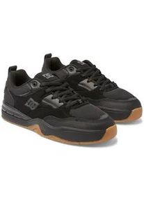 Sneaker DC Shoes "DC Ascend", Herren, Gr. 7(39), schwarz (schwarz, schwarz, gum), Obermaterial:Obermaterial: Leder (Kuh) / Futter: Textil / Au&szlig;ensohle: Gummi;, Schuhe Sneaker