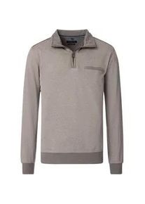 Sweatshirt Casamoda "Casamoda Sweatshirt uni", Herren, Gr. 5XL, beige (champagner), 100% Baumwolle, Sweatshirts Sweatshirt