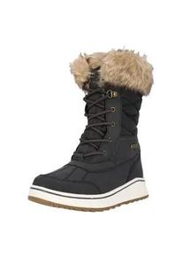 Stiefel MOLS "Sentian", Damen, Gr. 38, blau (dunkelblau), Kunstfaser, Polyurethane, Schuhe Stiefel, mit kuschelig-warmem Innenfutter