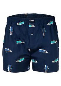 Webboxer Happy Shorts "Web-Boxershorts 1er Pack", Herren, Gr. L, bunt (sneaker), Obermaterial: 100% Baumwolle CO., Unterhosen