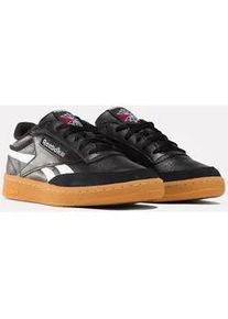 Sneaker Reebok CLASSIC "CLUB C REVENGE VINTAGE", Herren, Gr. 44,5, schwarz-wei&szlig; (schwarz, wei&szlig;, gum), Leder, Synthetik, Schuhe Sneaker